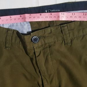 Olive Green Pant From Vanhusen