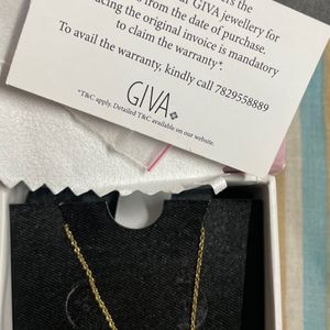 Price Drop! Giva 925 Sterling Silver Necklace