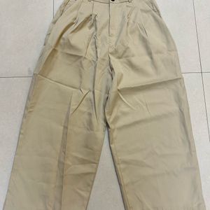 Button Straight Leg Pants