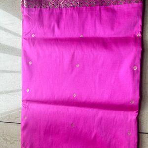 Pink Light Weight Silk Saree