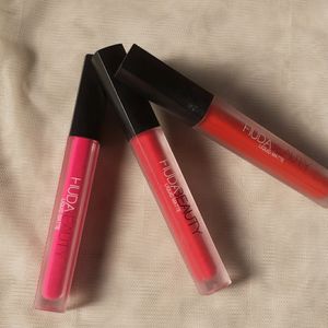 Combo Huda Beauty Liquid Matte lipstick SExy Shades