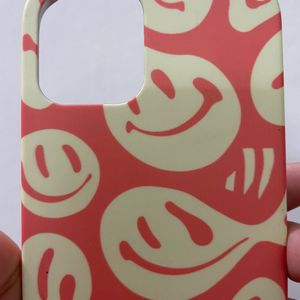 Peachy Smiley iPhone 12 Back Cover