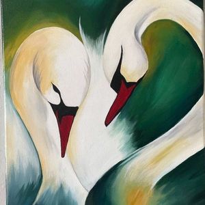 Two Swans Painting