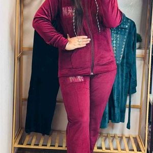 Smooth VELVET Track Suit