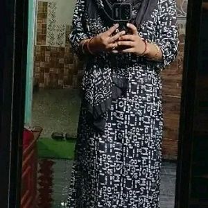 Black Kurtha Set