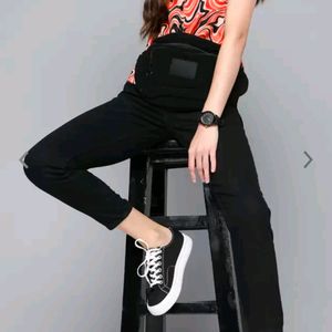 Harvard Women Peach and Black Printed Casual Shirt