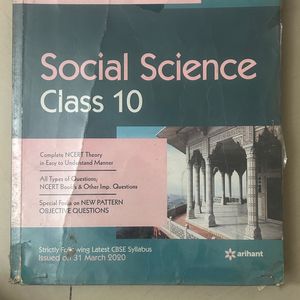 CBSE All In One Social Science Class 10 for 2021