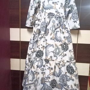 Beautiful Printed Women's Dress M size