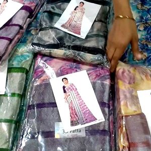 Dailywear Sarees Available In Different Colours