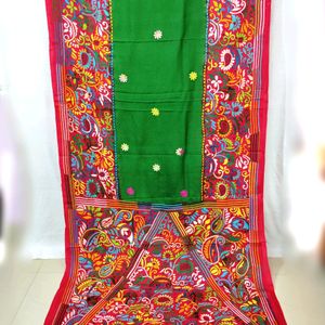 Exclusive kanthastitched Saree