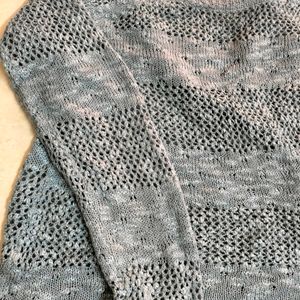 Blue Crochet Top