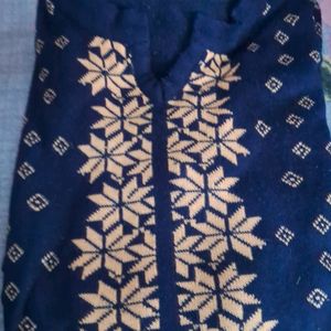 Navy Blue Warm Kurta