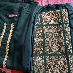 WOMENS KURTA AND PLAZZO SET WITH DUPATTA