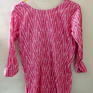 Pink Short Kurti