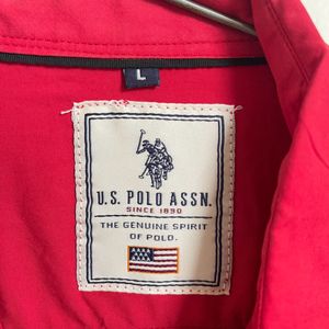 U.S. Polo Assn. Red Shirt 42 Size