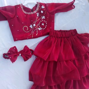 Lahenga Top For Baby Girl