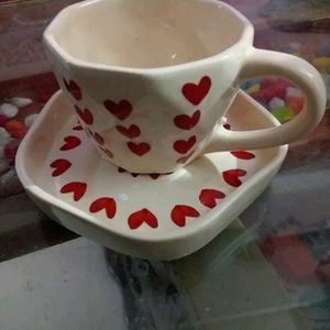 Pinteresty Cups With Plate