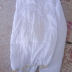 White Moti Dupatta