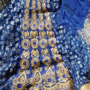 Readymade Designer Dark blue Anarkali Dress