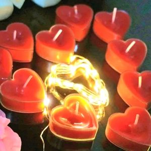 Heart Candles| Pack Of 12