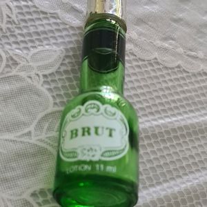 Vintage Empty Faberge Brut mini glass Bottle