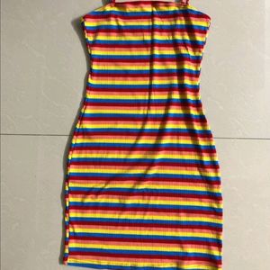 Multicolored Bodycon Dress