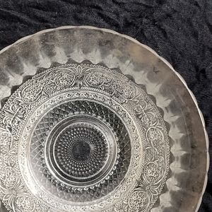 Beautiful New Glass Embroidered Bowl