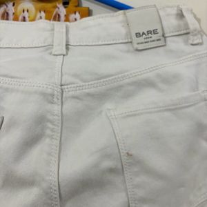 White Slim Fit Jeans