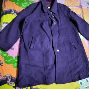 New Coat In Purple Color