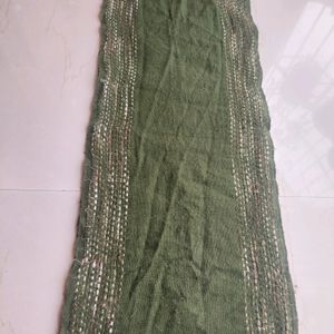 Olive Green Woollen Stole