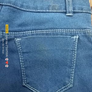 (N-28) Size Straight Denim Jeans