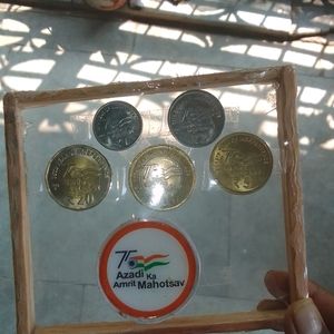 75 Amrit Mahotsav Frame Collection Coin