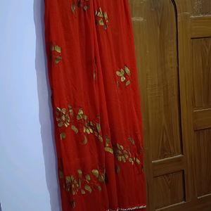 Red And Black Dupatta Combo