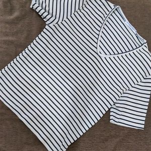 Off-white Blue Stripes Top (M)