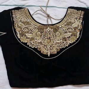 Zardozi And Beads Work Blouse