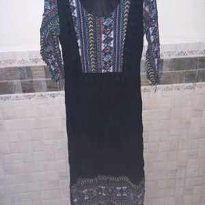 A Navy Blue Kurti