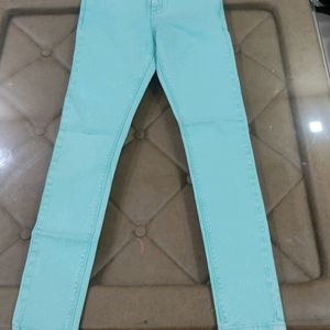 Sea Green(28")High Waist Jean