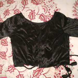 DESIGNER BLACK BLOUSE