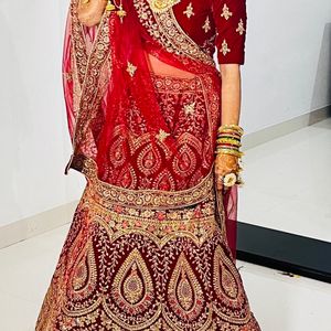 Bridal Red Lehnga Choli