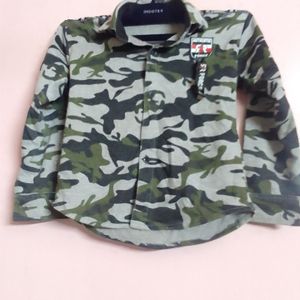 Army Model Shirt For Baby's