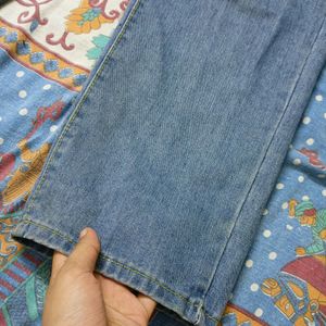 High Waisted Blue Jeans