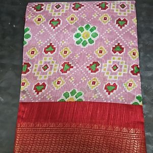 Kalamkari Poly Silk Saree