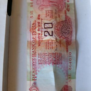 Rs.20 Old Note