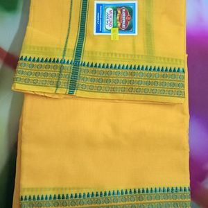 Maheshwari Handloom Pure Cotton Dhoti Jode