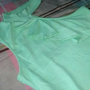 New Top In Green Colour