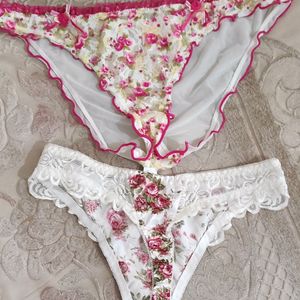 Combo Two Floral Pretty Panty