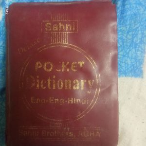 Pocket Dictionary Eng To Hindi