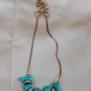 Turquoise Stone Shaped Bracelet