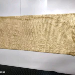 Silk Net Golden Stall Dupatta 04