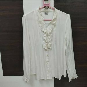 White Shirt Style Top